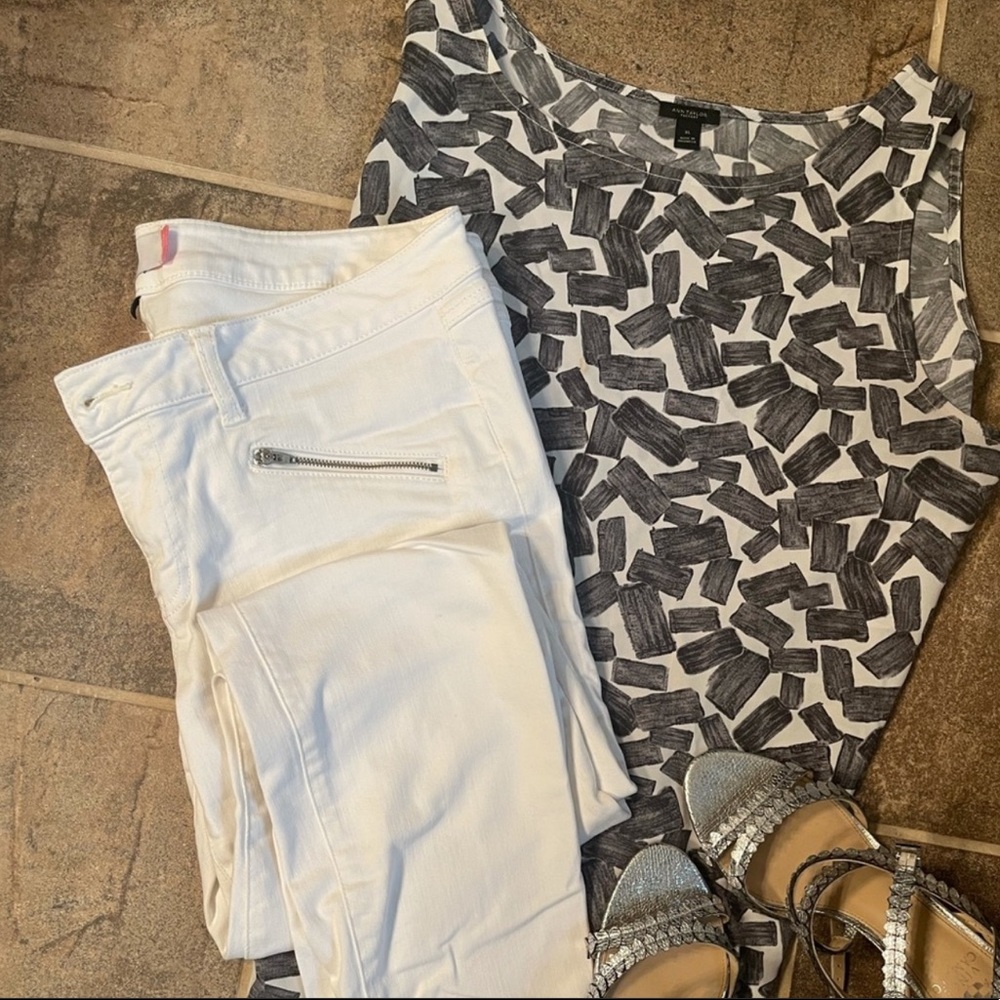 White jeans